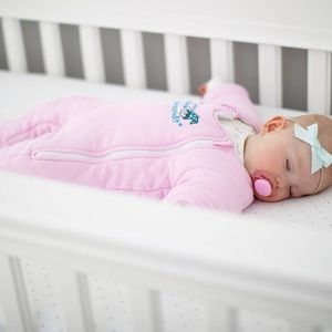 Used once! Magic Merlin sleep suit size small in pink